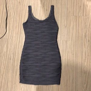 Body con ruched dress S dark grey